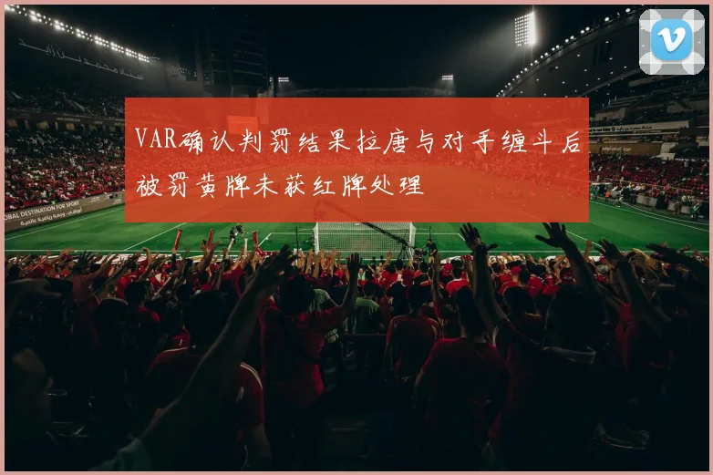 VAR确认判罚结果拉唐与对手缠斗后被罚黄牌未获红牌处理